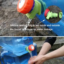 Load image into Gallery viewer, Portable Water Container Water Tank with Faucet Camping Water Storage Outdoor Water Container Hiking Water Tank
