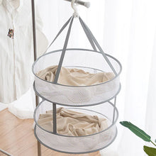 Load image into Gallery viewer, Socks drying rack Laundry organization Rotating hook basket Sock storage solution Clothes drying accessories Windproof sock hanger Laundry room essentials Hanging sock organizer Durable sock dryer Laundry room innovation Clothesline alternative Space-saving sock holder Secure sock drying Laundry utility basket Tangle-free sock drying
