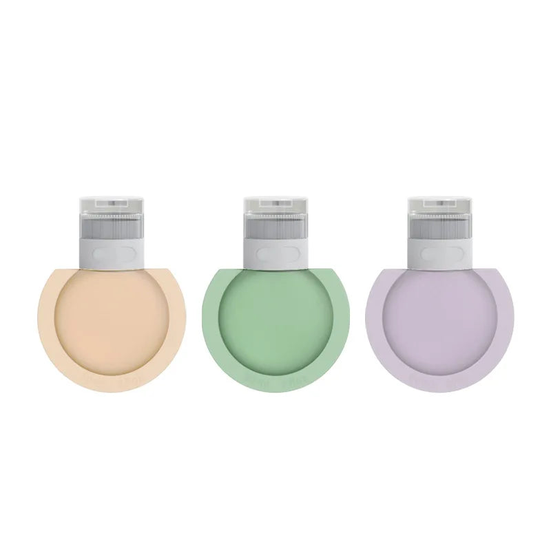 Trio Lotion Dispenser Set Skincare on the Move Leak-proof Dispensers Mess-free Travels Premium Silicone Travel-ready Travel Essentials Lavish Skincare Routine Stylish and Functional Travel Beauty Arsenal