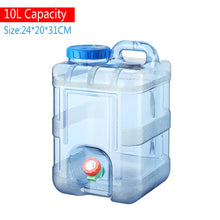 Load image into Gallery viewer, Portable Water Container Water Tank with Faucet Camping Water Storage Outdoor Water Container Hiking Water Tank
