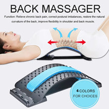 Load image into Gallery viewer, Back stretcher lumbar stretcher spinal decompression device back pain relief tool orthopedic back stretcher portable back stretcher adjustable back stretcher lumbar support stretcher posture corrector stretcher back massage stretcher
