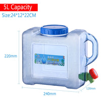 Load image into Gallery viewer, Portable Water Container Water Tank with Faucet Camping Water Storage Outdoor Water Container Hiking Water Tank
