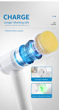 Load image into Gallery viewer, Electric cleaning brush power scrubber brush electric scrubbing brush motorized cleaning brush cordless cleaning brush spin scrubber brush rechargeable cleaning brush electric scrub brush automatic cleaning brush handheld electric brush
