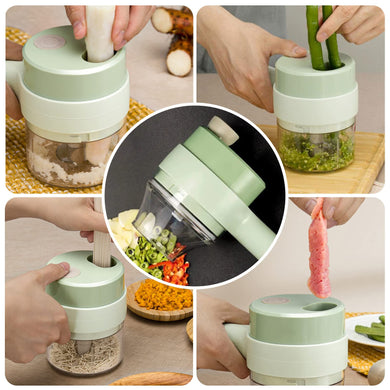 Portable Vegetable Cutter Quick and Easy Hassle-Free Shortcut Slicing Evenly Cut Ergonomic Design Hand Fatigue-Free One-Key Cleaning Portable and Fast Kitchen Companion