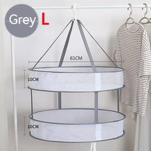 Load image into Gallery viewer, Socks drying rack Laundry organization Rotating hook basket Sock storage solution Clothes drying accessories Windproof sock hanger Laundry room essentials Hanging sock organizer Durable sock dryer Laundry room innovation Clothesline alternative Space-saving sock holder Secure sock drying Laundry utility basket Tangle-free sock drying
