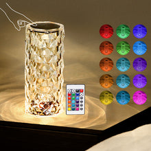 Load image into Gallery viewer, Crystal lamp crystal table lamp crystal bedside lamp crystal desk lamp modern crystal lamp elegant crystal lamp crystal accent lamp crystal lampshade contemporary crystal lamp decorative crystal lamp
