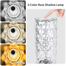 Load image into Gallery viewer, Crystal lamp crystal table lamp crystal bedside lamp crystal desk lamp modern crystal lamp elegant crystal lamp crystal accent lamp crystal lampshade contemporary crystal lamp decorative crystal lamp
