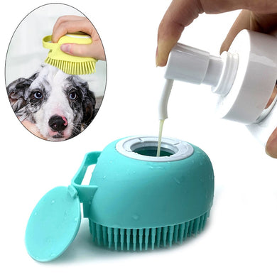 Dog shower brush pet grooming brush dog bath brush shower brush for dogs dog grooming tool pet bathing brush dog hairbrush for shower bath brush for pets dog scrubbing brush grooming brush with shower attachment