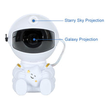 Load image into Gallery viewer, Astronaut projector space-themed projector galaxy projector starry night light astral projection lamp cosmic night light space explorer projector nebula projector planetarium projector astronomy night light
